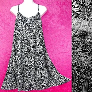 Alexandra's Black and White Dress