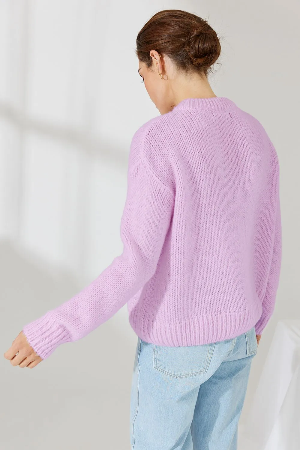 Ari Crew Neck Cashmere Sweater