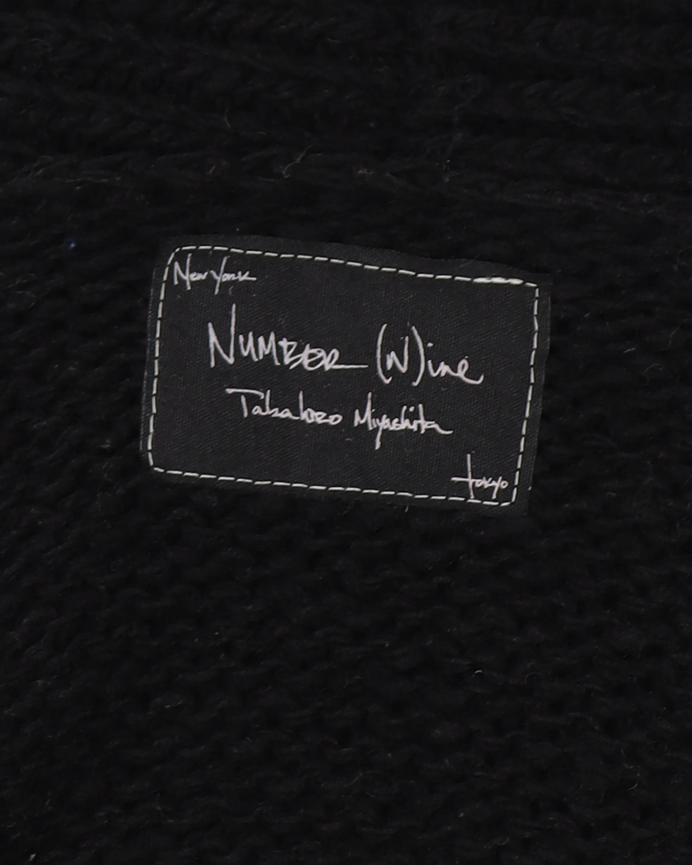 AW03 "Touch Me I'm Sick" Belted Wool Cardigan Sweater