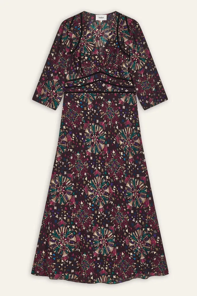 Ba&sh Fazia Anthracite Dress