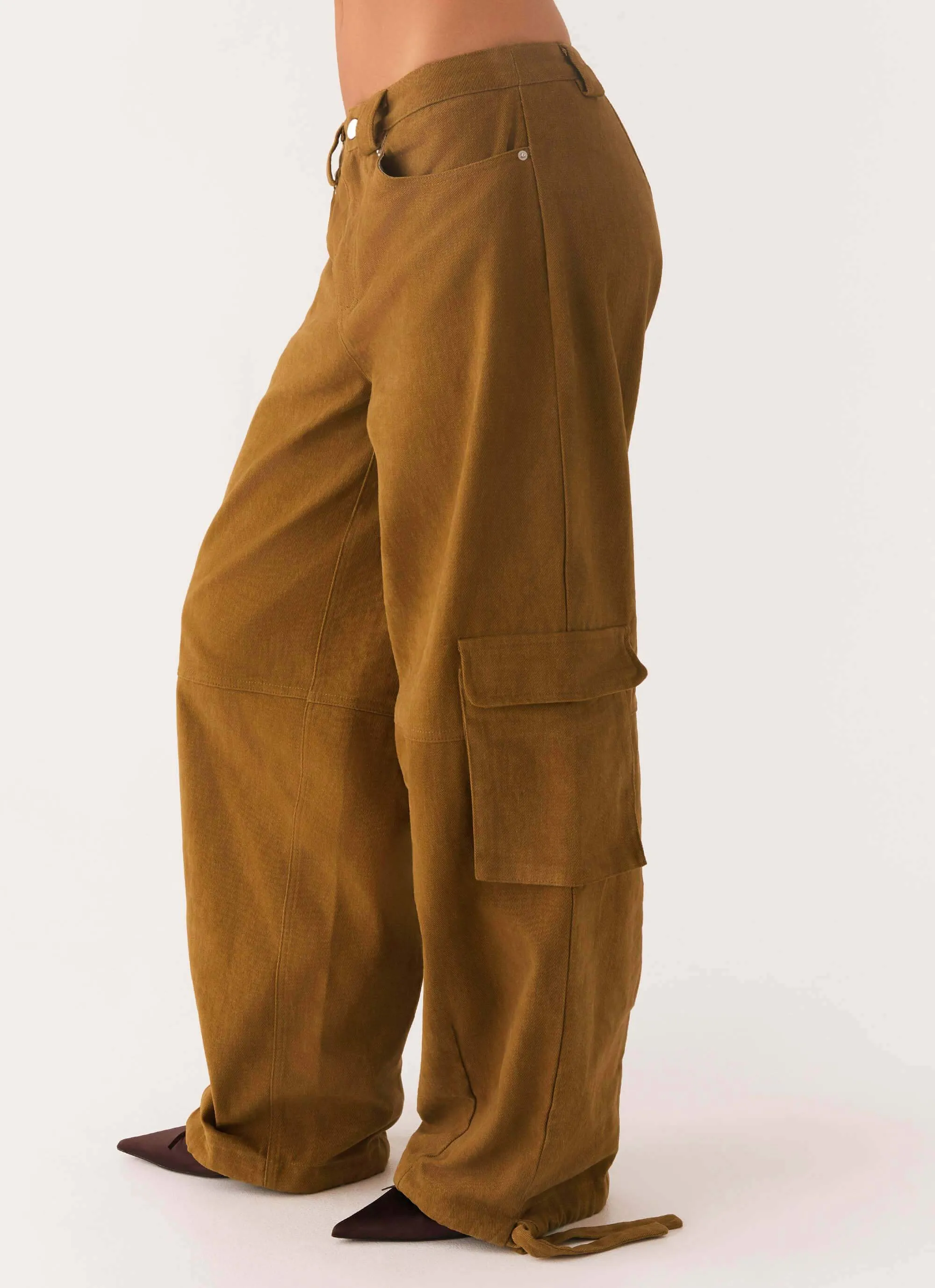 Back In Time Cargo Pant - Brown
