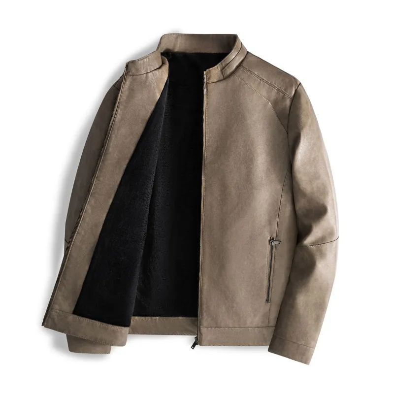 Ben Smith Fleece Leather Jacket