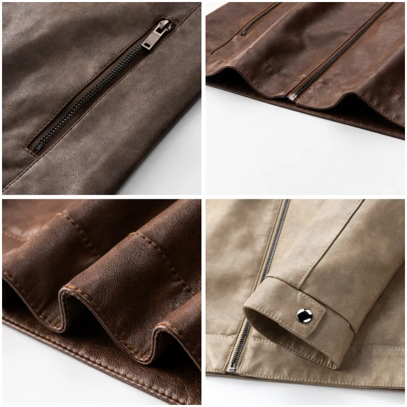 Ben Smith Fleece Leather Jacket