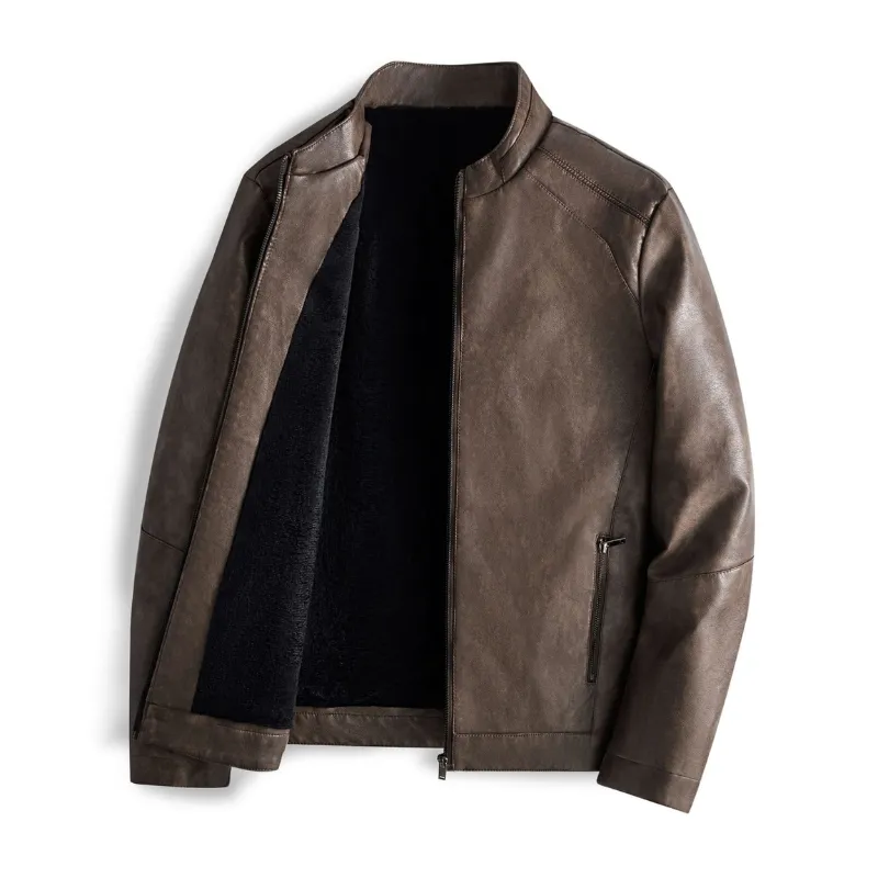 Ben Smith Fleece Leather Jacket