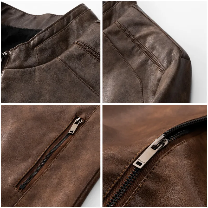 Ben Smith Fleece Leather Jacket