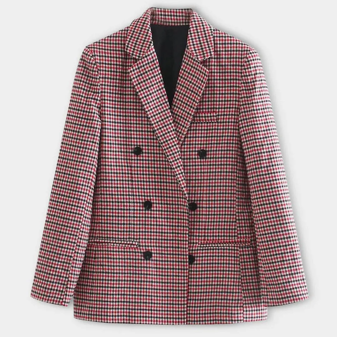 BLAZENKA - Blazers élégants avec double rangée de boutons pour un look intemporel