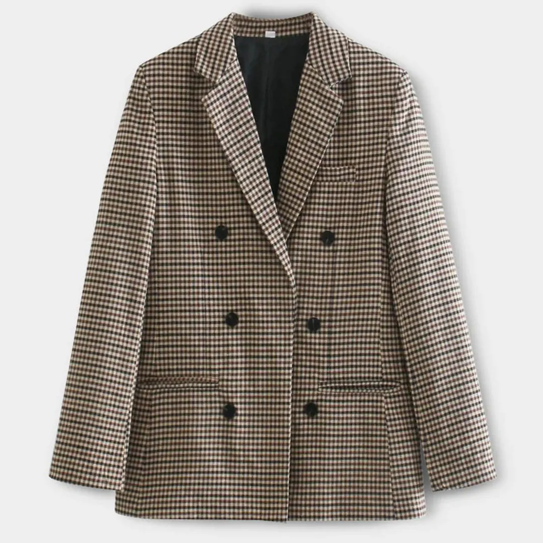BLAZENKA - Blazers élégants avec double rangée de boutons pour un look intemporel