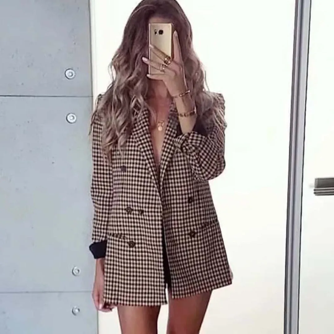 BLAZENKA - Blazers élégants avec double rangée de boutons pour un look intemporel