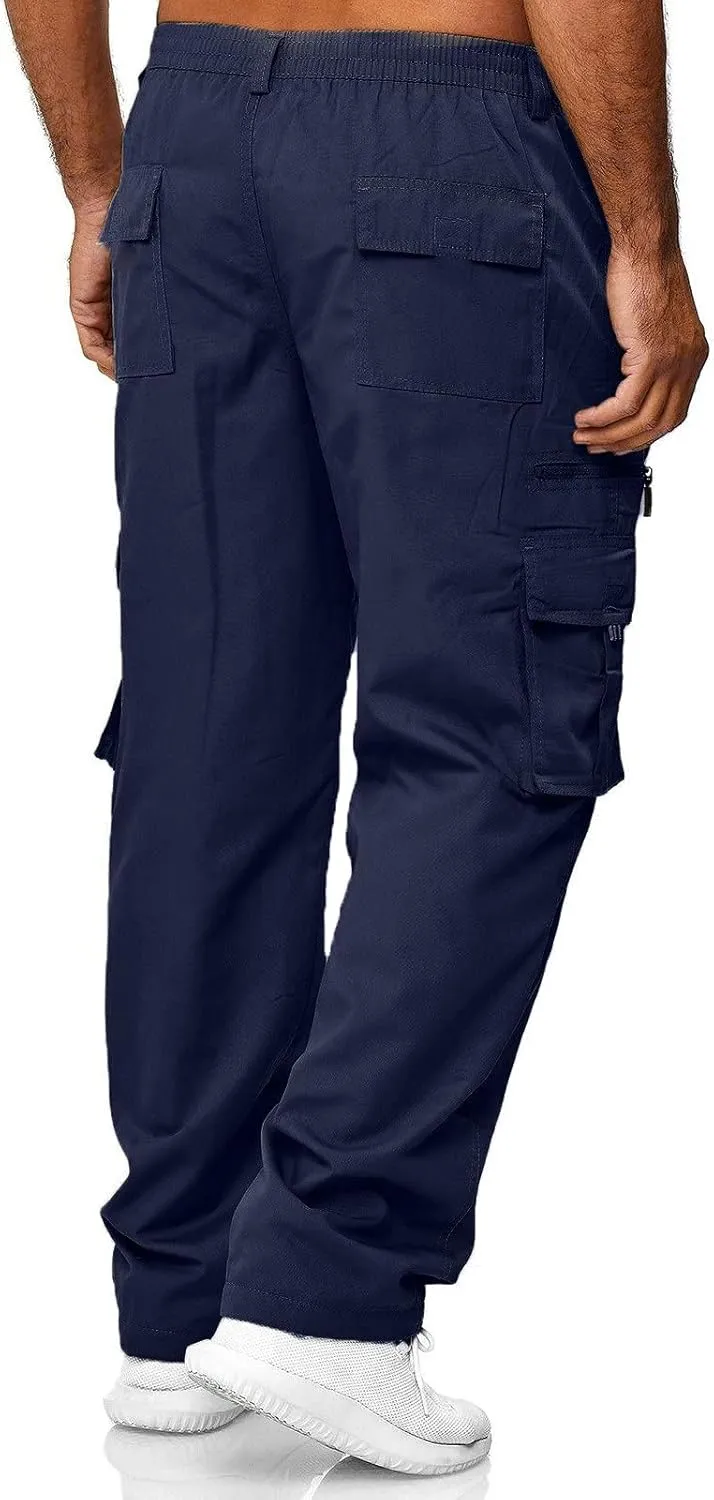 Cargo Pants for Men Big and Tall Sweatpants Work Pants for Men with Pockets Mens Joggers Mens Fashion Joggers Sports
