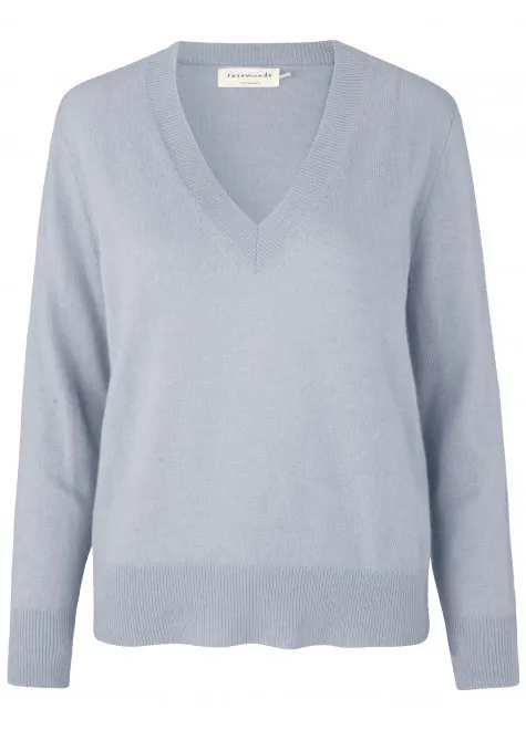 Cashmere Deep V-Knit