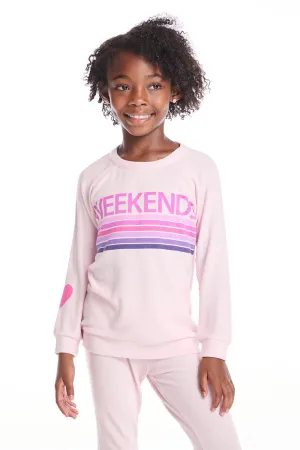 CHA Weekends Girls Raglan Pullover