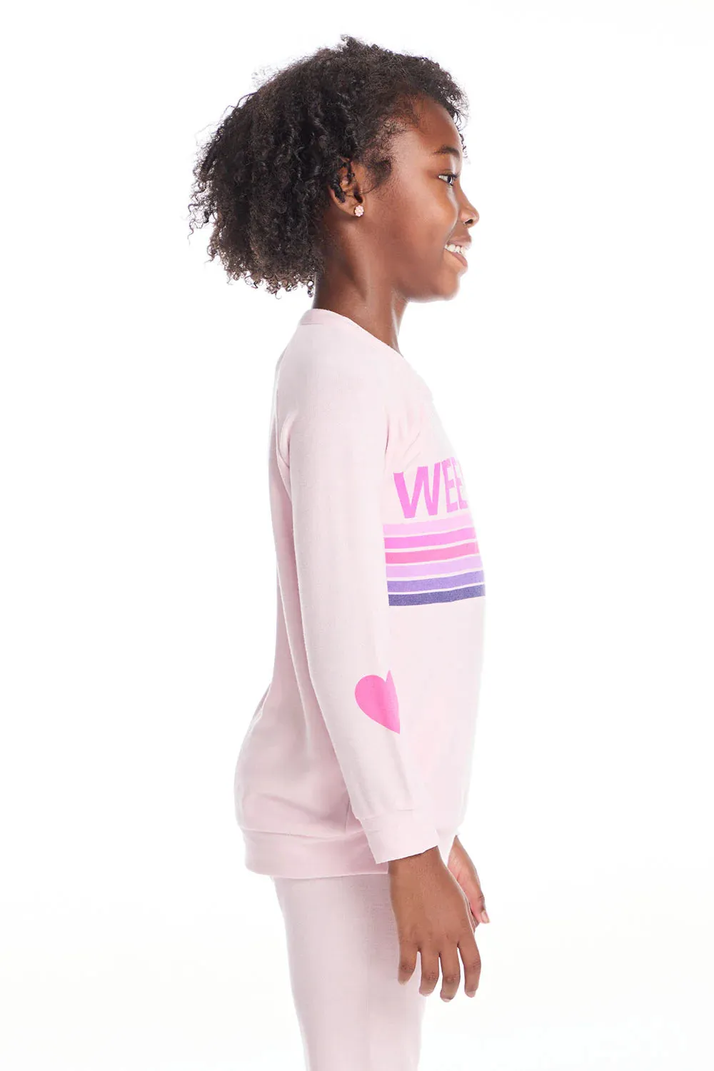 CHA Weekends Girls Raglan Pullover