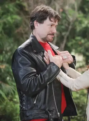 DAYS OF OUR LIVES LEATHER JACKET WORN BY PETER RECKELL