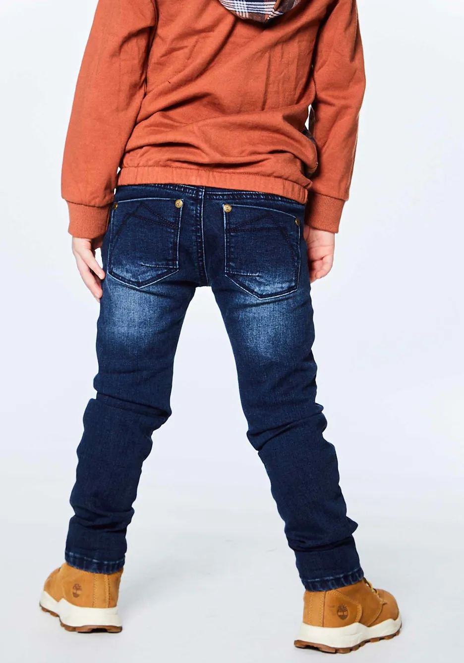 Deux Par Deux Denim Pant - Navy Blue