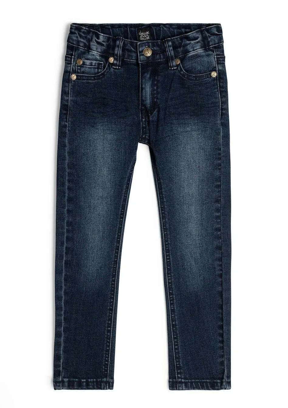 Deux Par Deux Denim Pant - Navy Blue