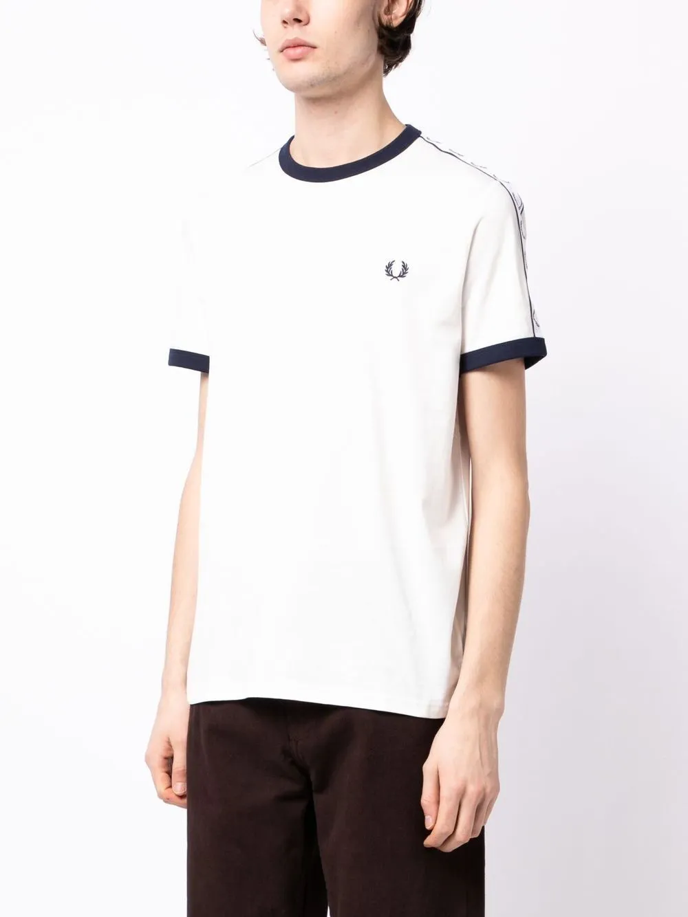 embroidered-logo crew-neck T-shirt