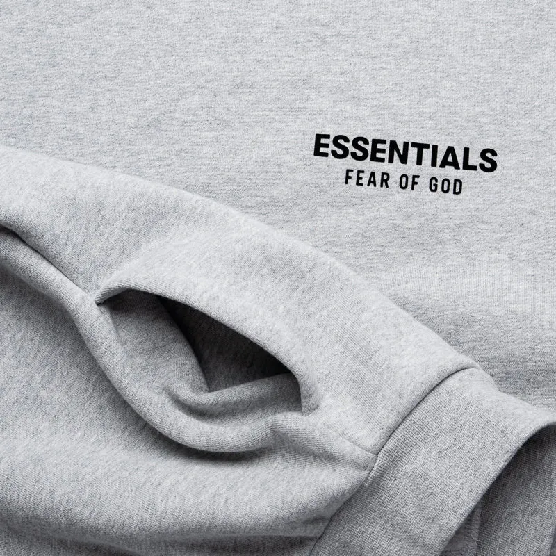 Fear Of God Essentials Fleece Crewneck - Light Heather Gray