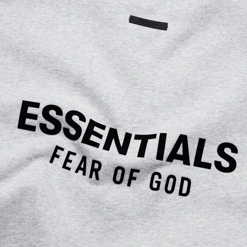 Fear Of God Essentials Fleece Crewneck - Light Heather Gray