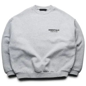 Fear Of God Essentials Fleece Crewneck - Light Heather Gray