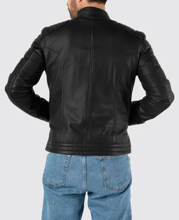 Genuine Leather Black Men’s Jacket