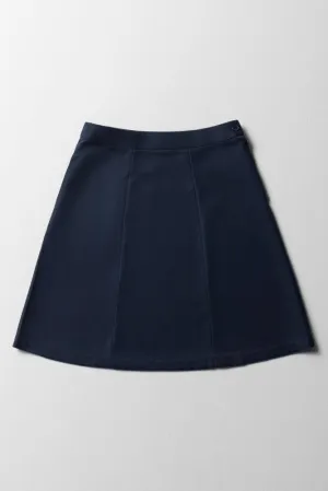 Girls School Skirt Navy