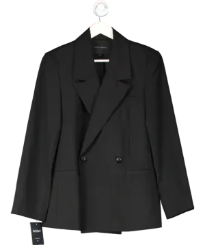 Herskind Black Double Breasted Blazer UK 8