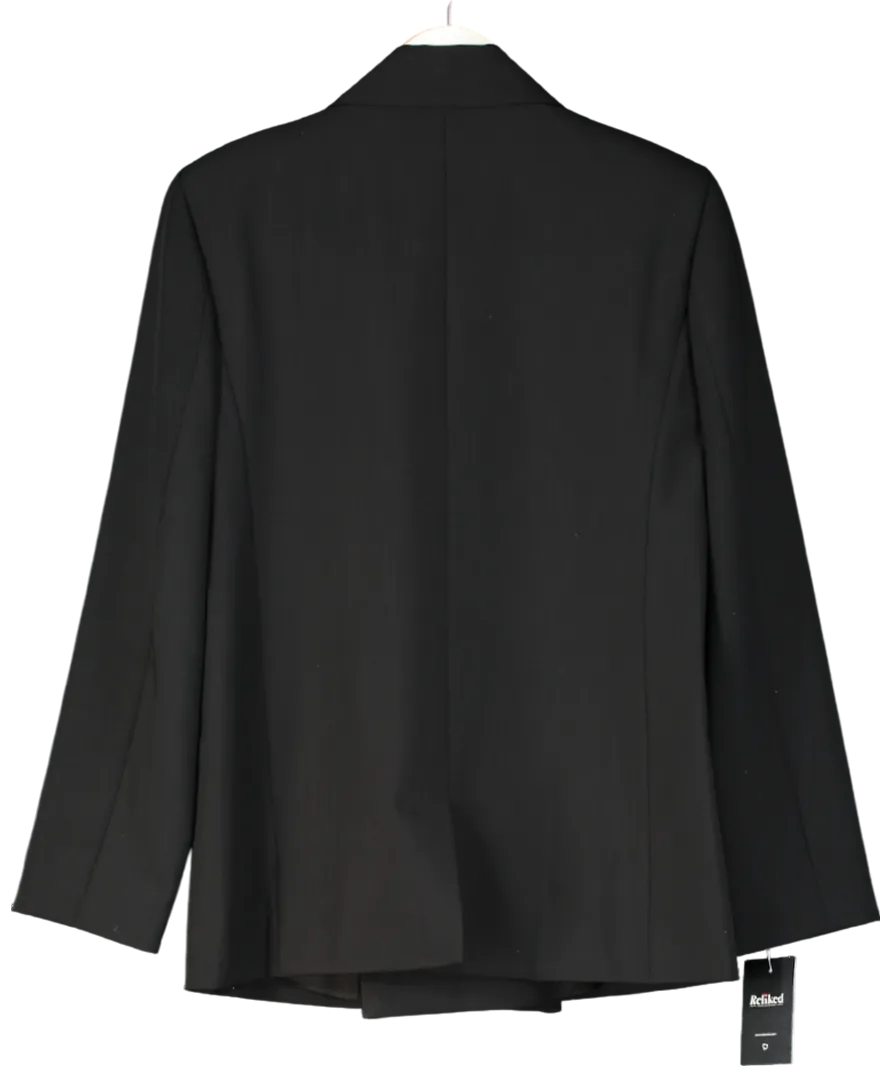 Herskind Black Double Breasted Blazer UK 8