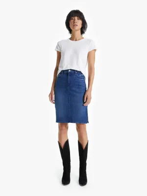 High Waisted Slice Knee Skirt