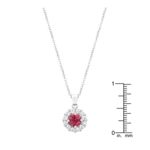 J Goodin Cubic Zirconia Classic Wedding Anniversary Style Bella Bridal Pendant in Pink For Women