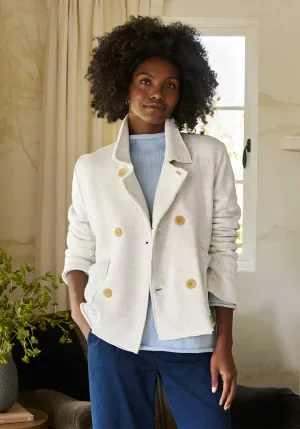 Jacket Labcro Labcrop Heather-White-Melang