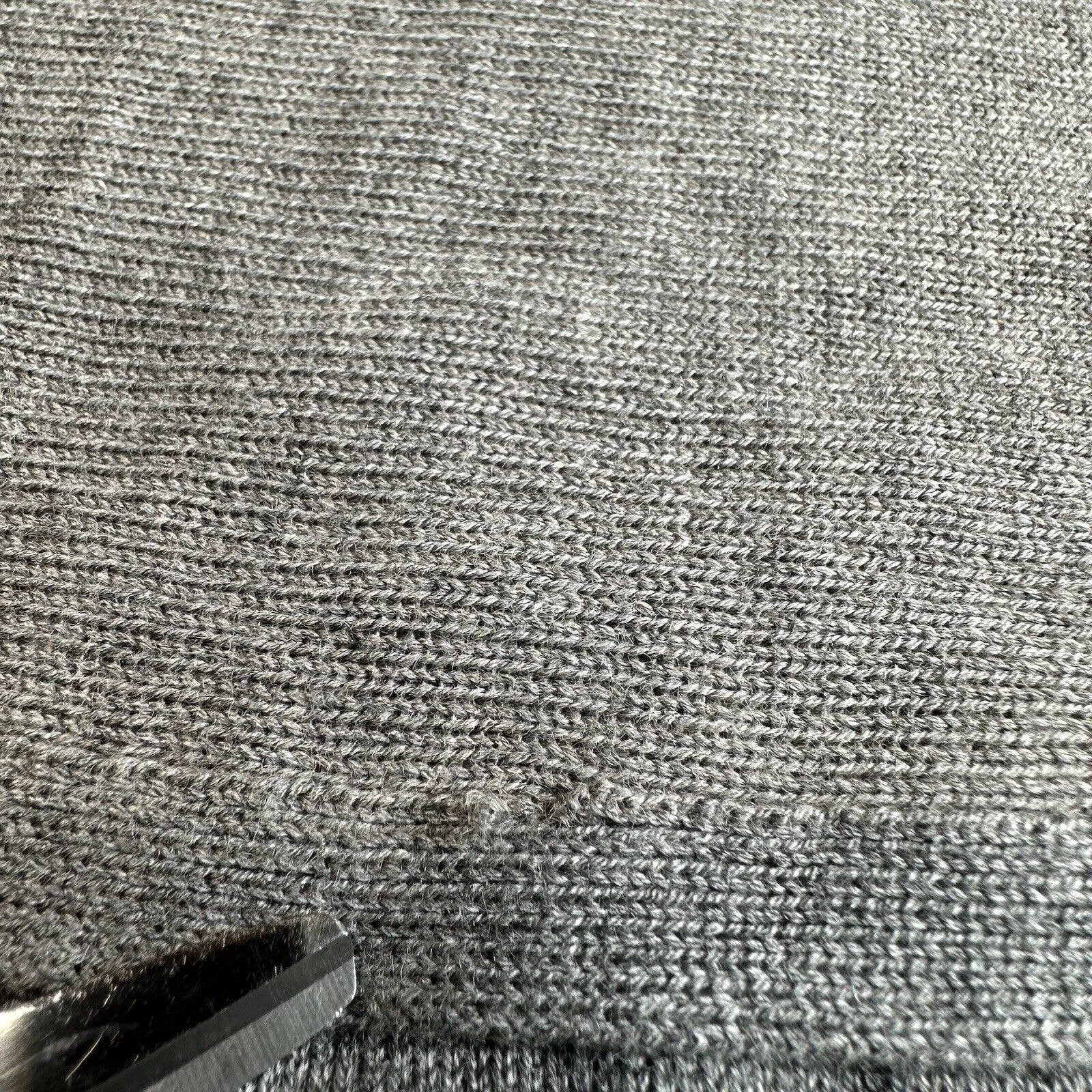 J.Jill Tunic Sweater Womens Medium Gray Long Knit Top Wool Blend Side Slits