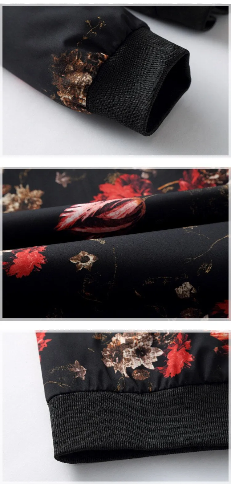 Ken Floral Slim Fit Casual Jackets