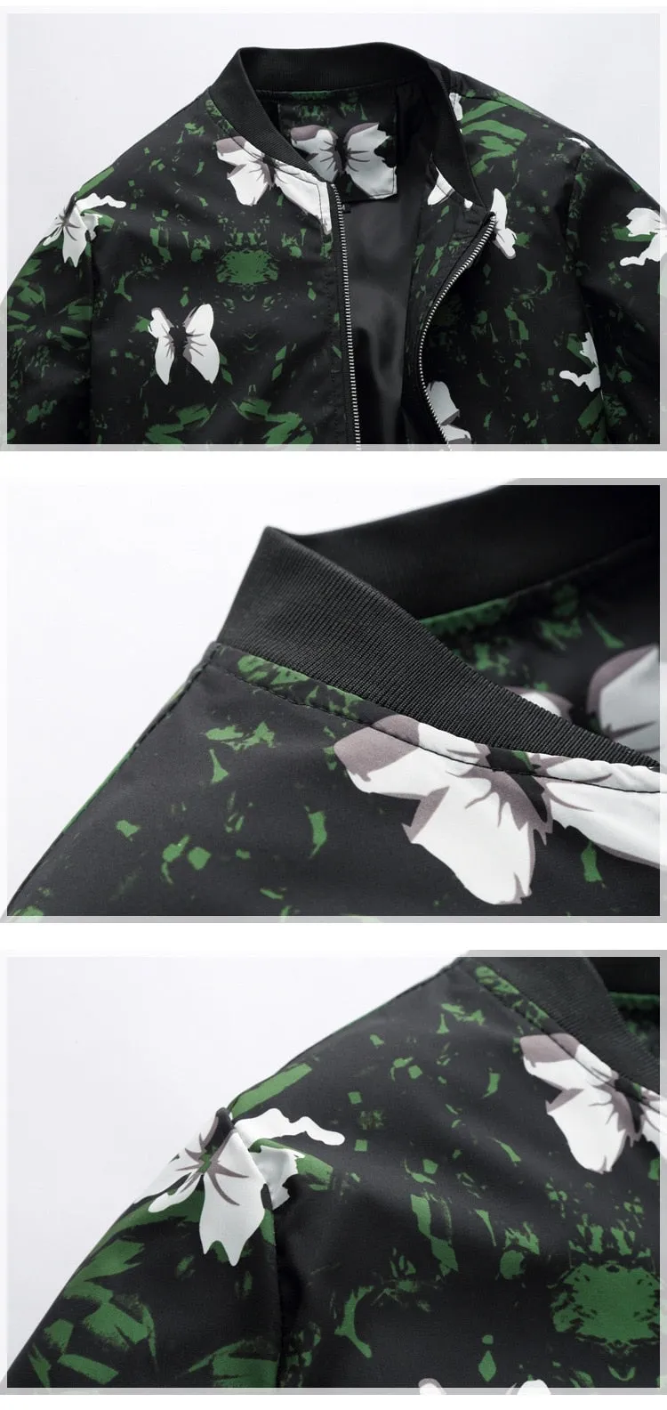 Ken Floral Slim Fit Casual Jackets