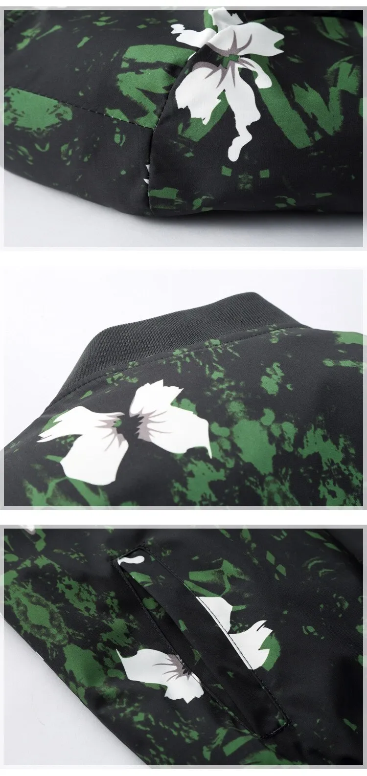 Ken Floral Slim Fit Casual Jackets