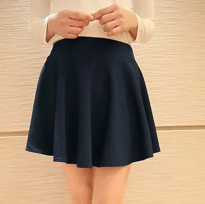 Korean Flare Pleated Women Skirt