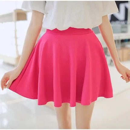 Korean Flare Pleated Women Skirt