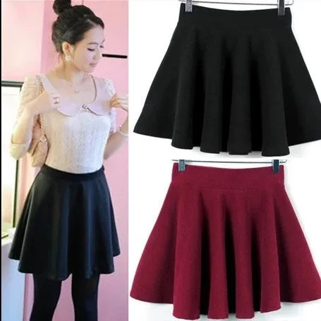 Korean Flare Pleated Women Skirt