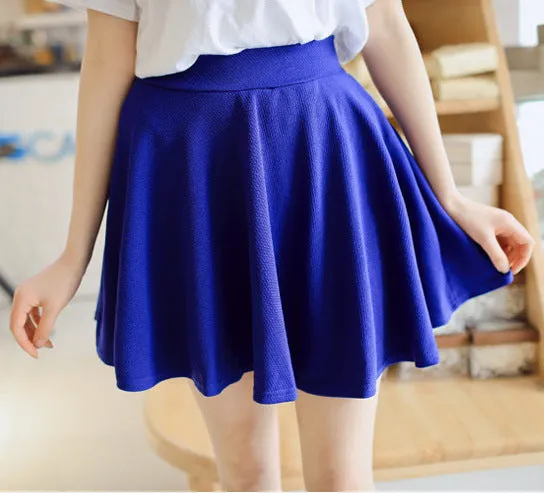 Korean Flare Pleated Women Skirt