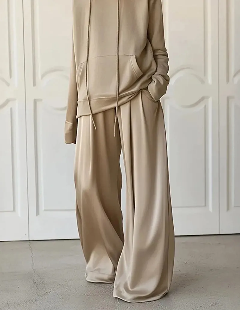 Laid-back Luxe Wide Leg Lounge Set