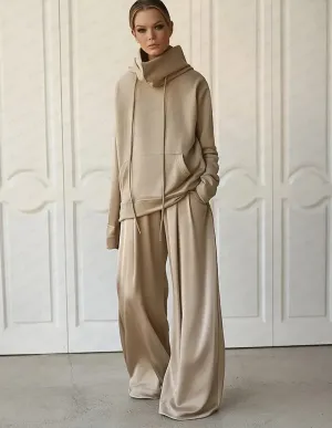 Laid-back Luxe Wide Leg Lounge Set