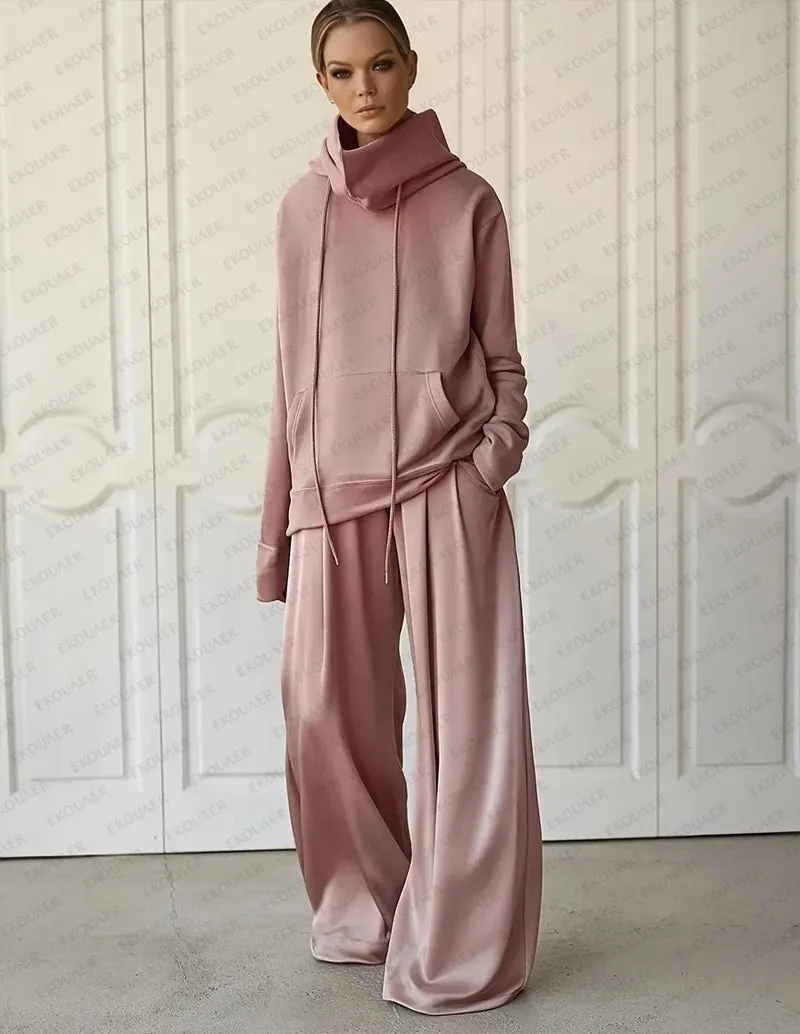 Laid-back Luxe Wide Leg Lounge Set