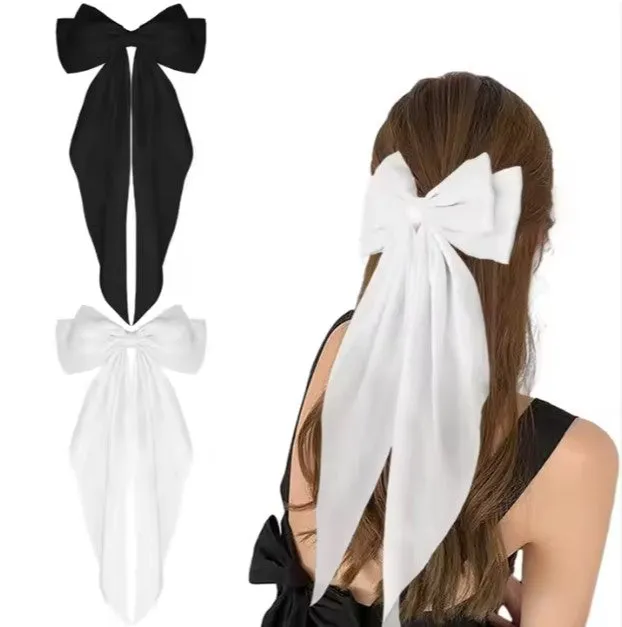 Large Satin Bows – Perfect for Hair Accessories and Gifts