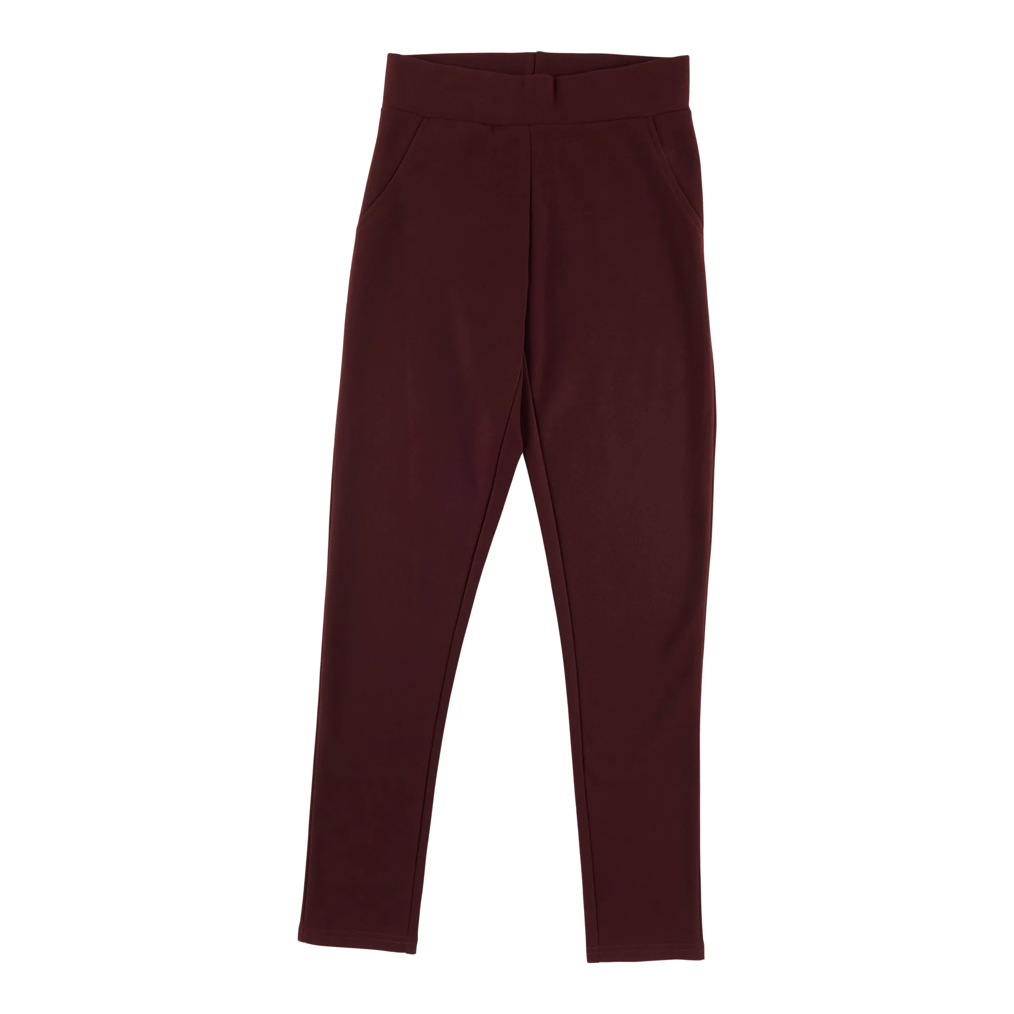 lily morgan Women's Solid Scuba Pants with Pockets