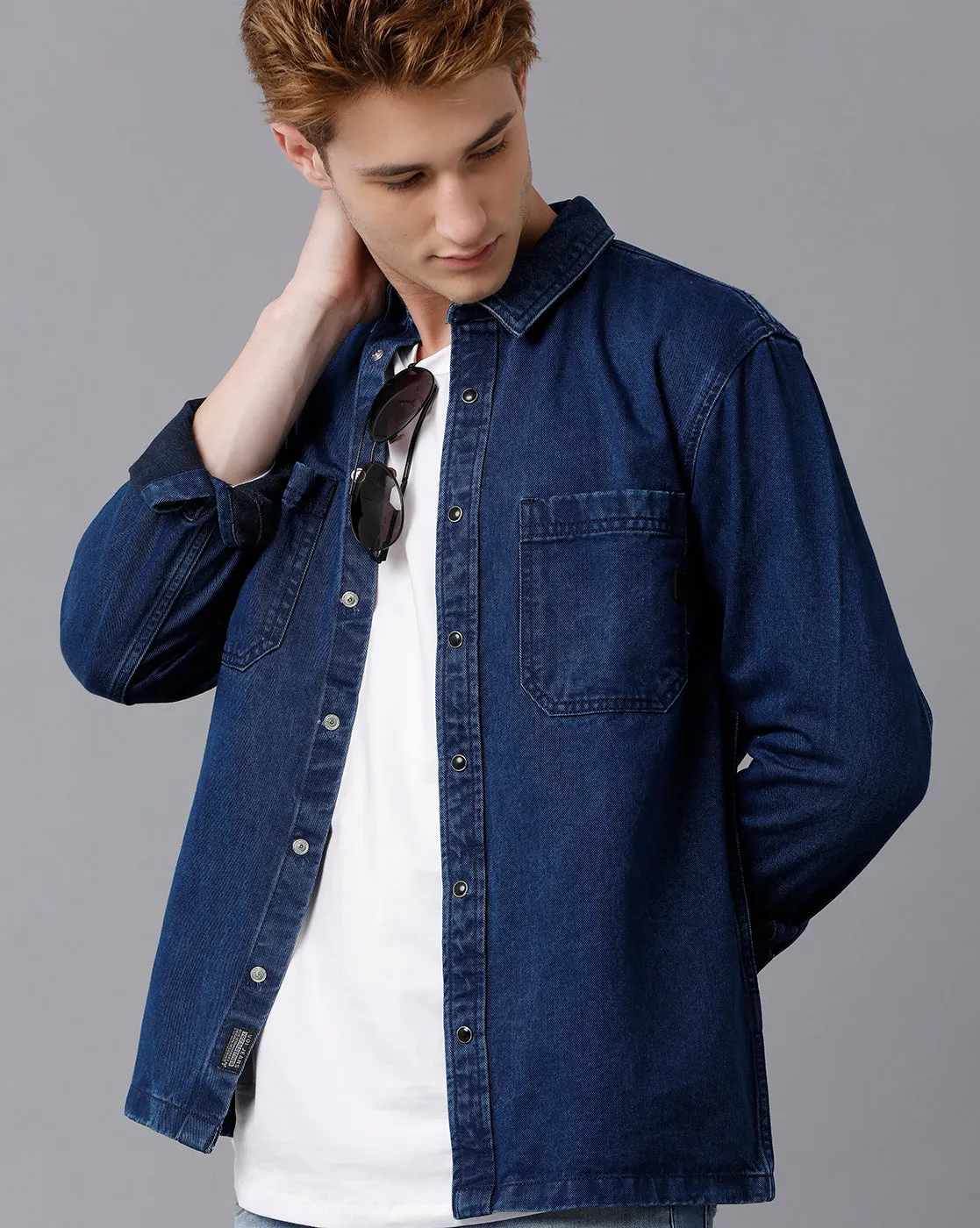 Men Checked Regular Fit Casual Shacket