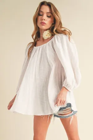Nately Off Shoulder Tunic Dress