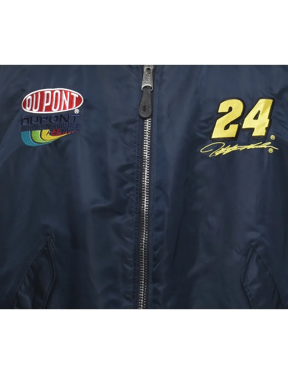Navy Jeff Gordon Du Pont Nascar Jacket - XL