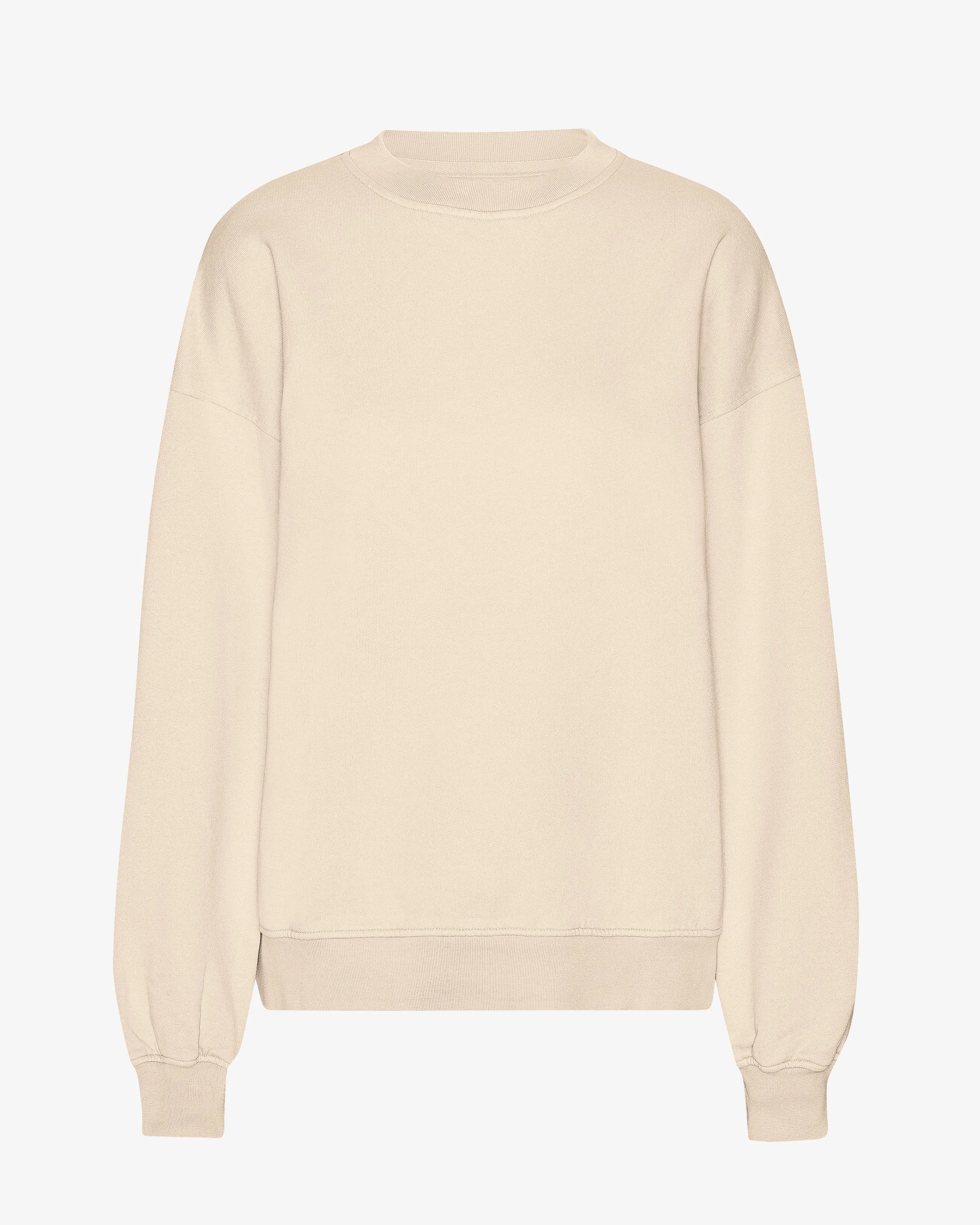 Organic Oversized Crew - Ivory White