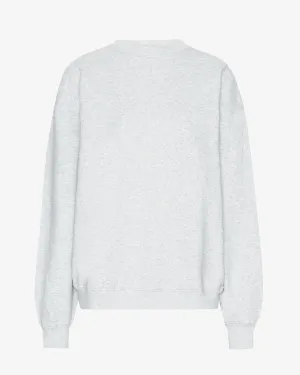Organic Oversized Crew - Snow Melange