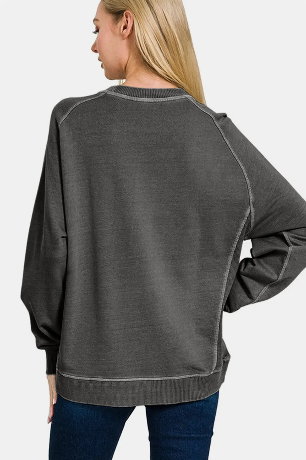 Pigment Dyed French Terry Sweatshirt