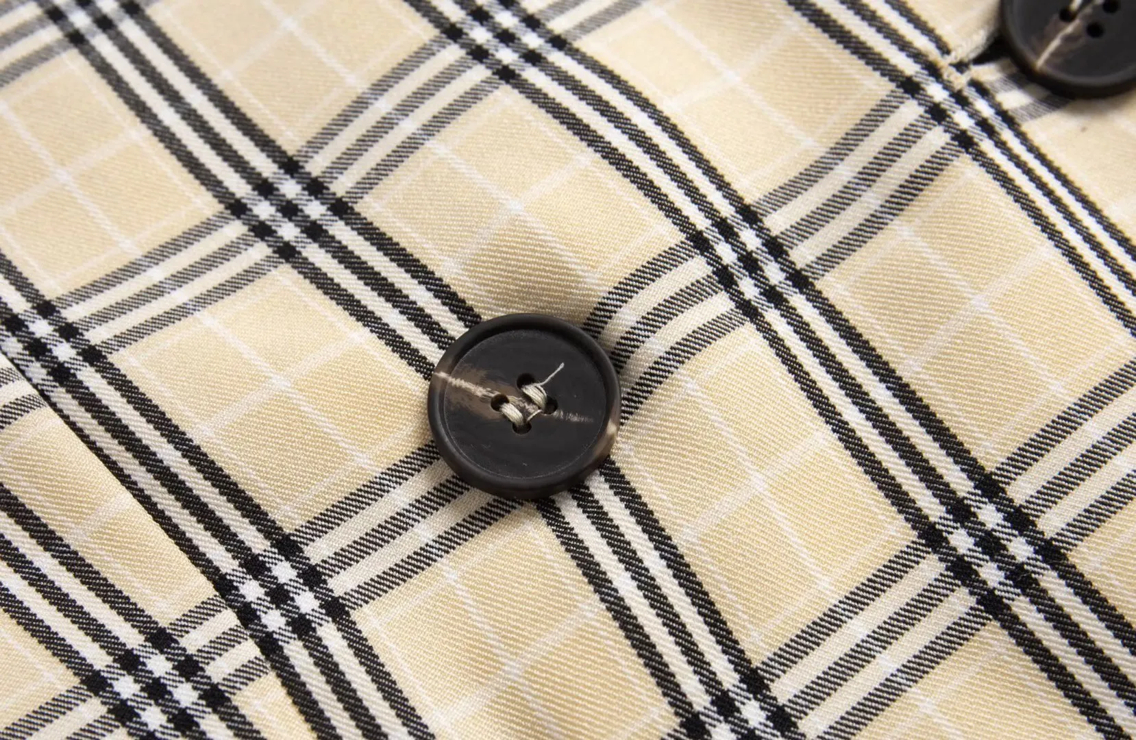 Plaid Double Breasted Blazer